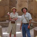 Susan Hutchison at Karnak Susan Hutchison at Karnak