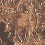 Tomb scene: driving cattle Tomb scene: driving cattle.
