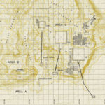 Giza topographical map Giza topographical map, Great Pyramid middle right