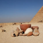 Ceramics near Great Pyramid at Giza