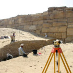 Archaeologists working at the Wall of the Crow.