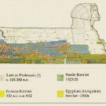 Map showing ancient repairs to the Sphinx body