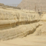 Drainage channel for Khafre causeway Drainage channel for Khafre causeway