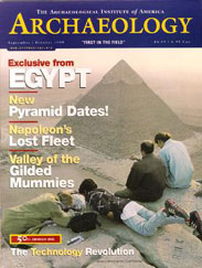 Archaeology Magazine cover