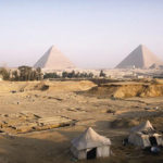 Looking NW across the Gallery Complex Gallery Complex, Great Pyramid in Background