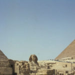 The Sphinx and pyramids form the hieroglyph akhet