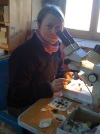 Claire-sorting-seeds