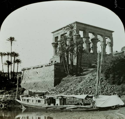 NegNr-402302 Nile Boat at Philae, c. 1856-60.  Francis Frith.    